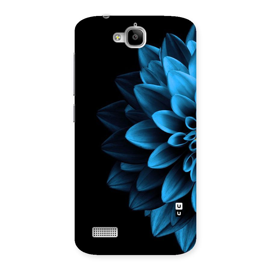 Half Blue Flower Back Case for Honor Holly