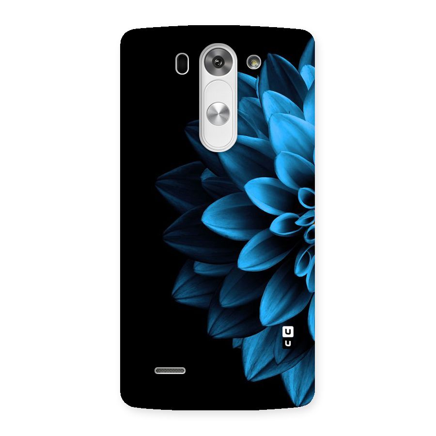 Half Blue Flower Back Case for LG G3 Beat