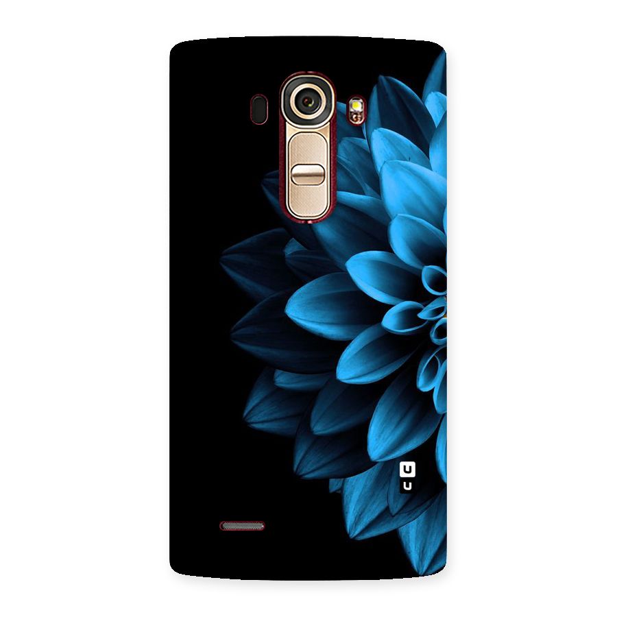 Half Blue Flower Back Case for LG G4