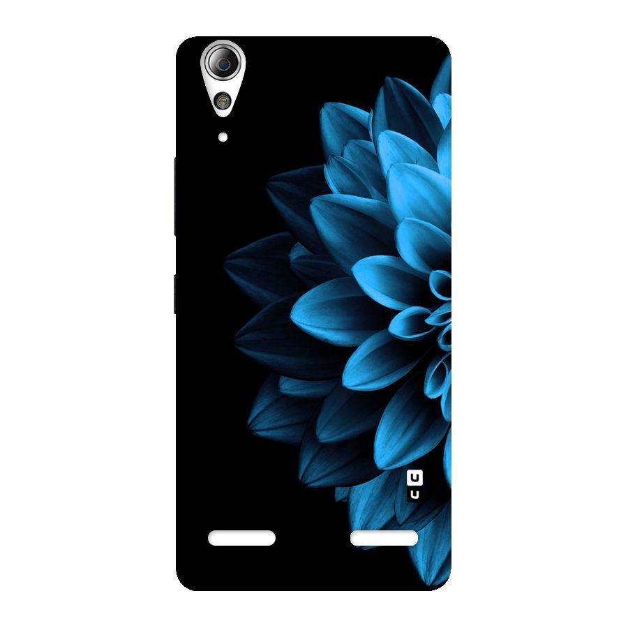 Half Blue Flower Back Case for Lenovo A6000