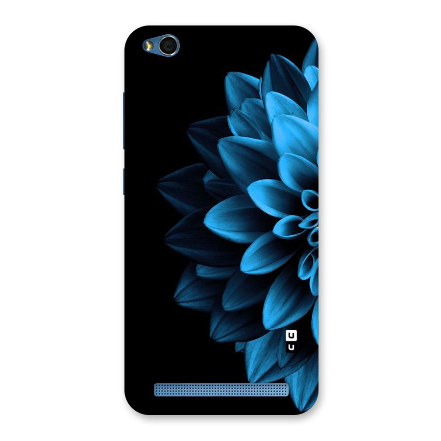Half Blue Flower Back Case for Redmi 5A