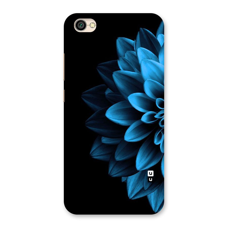 Half Blue Flower Back Case for Redmi Y1 Lite