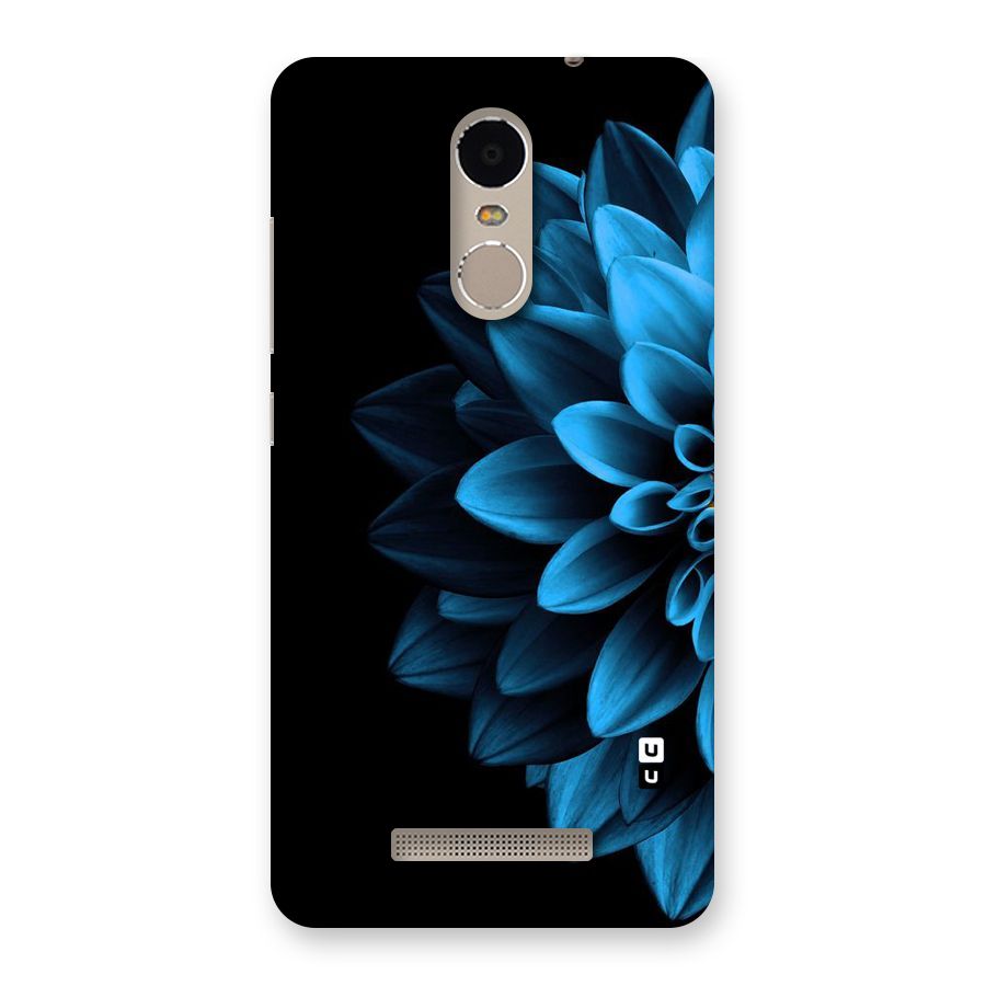 Half Blue Flower Back Case for Xiaomi Redmi Note 3