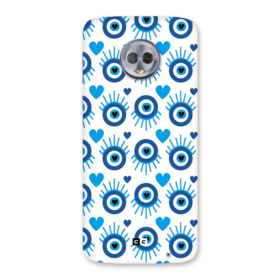 Hands Draw Eye Back Case for Moto G6 Plus