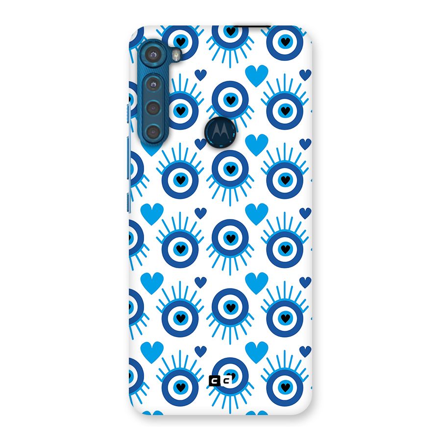 Hands Draw Eye Back Case for Motorola One Fusion Plus