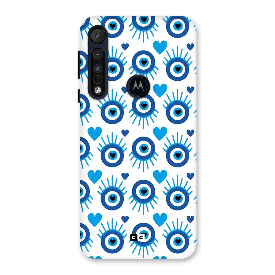 Hands Draw Eye Back Case for Motorola One Macro