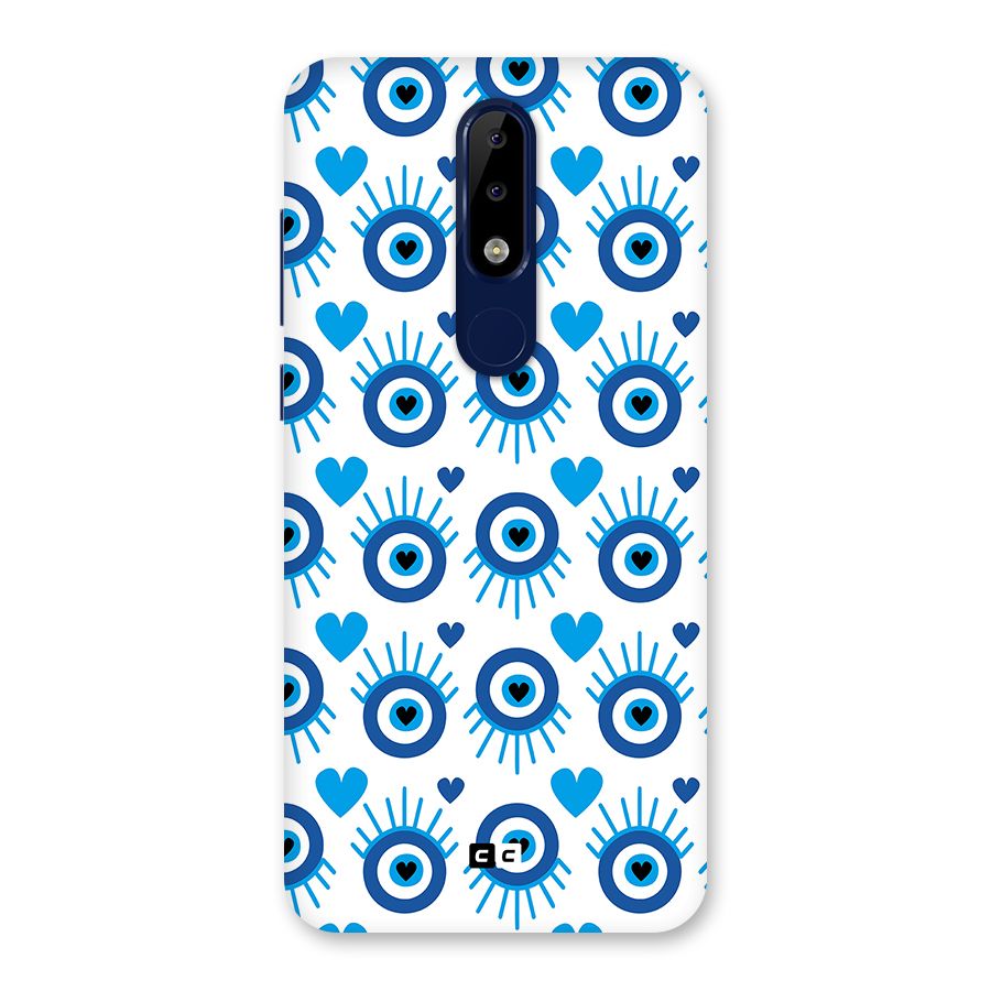 Hands Draw Eye Back Case for Nokia 5.1 Plus