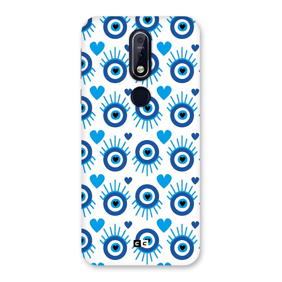 Hands Draw Eye Back Case for Nokia 7.1