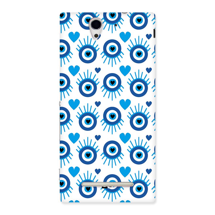 Hands Draw Eye Back Case for Xperia C3