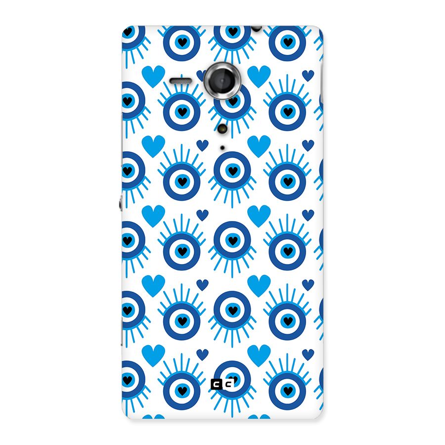 Hands Draw Eye Back Case for Xperia Sp
