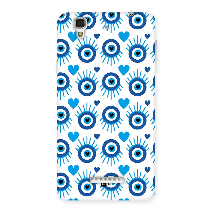 Hands Draw Eye Back Case for YU Yureka Plus