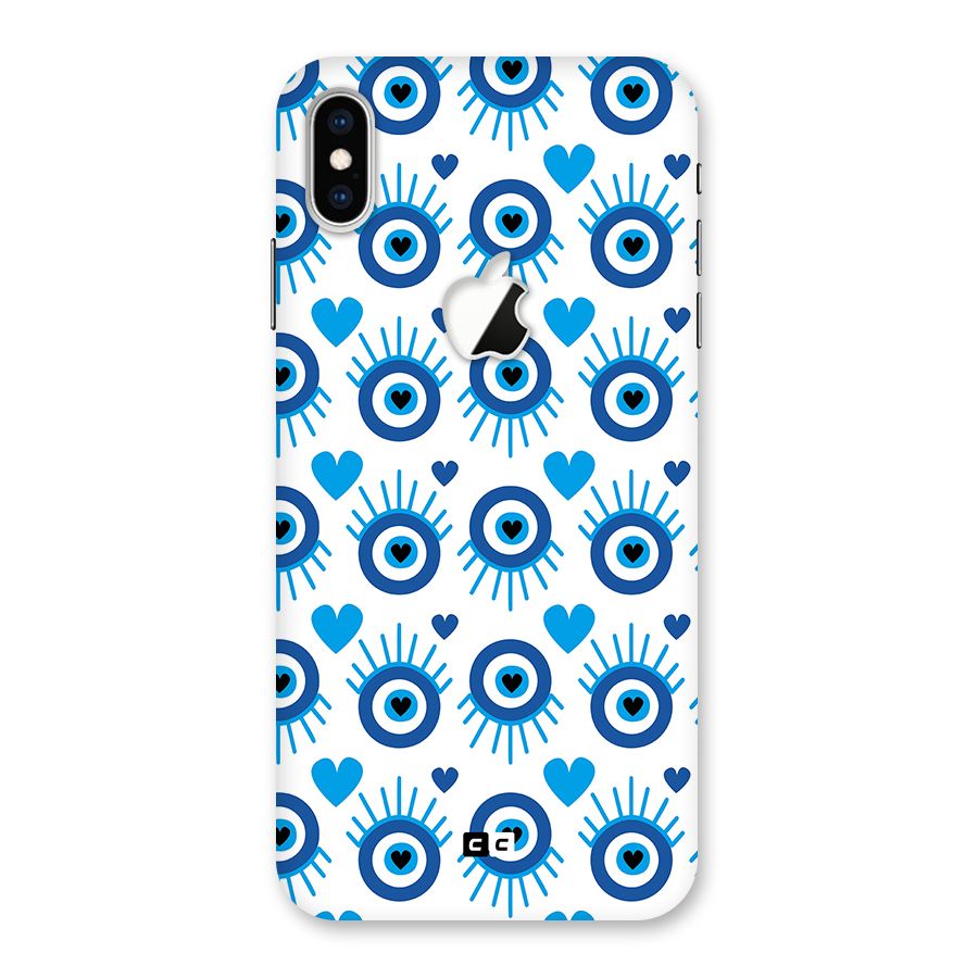 Hands Draw Eye Back Case for iPhone XS Max Apple Cut