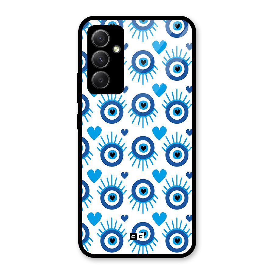 Hands Draw Eye Glass Back Case for Galaxy A34