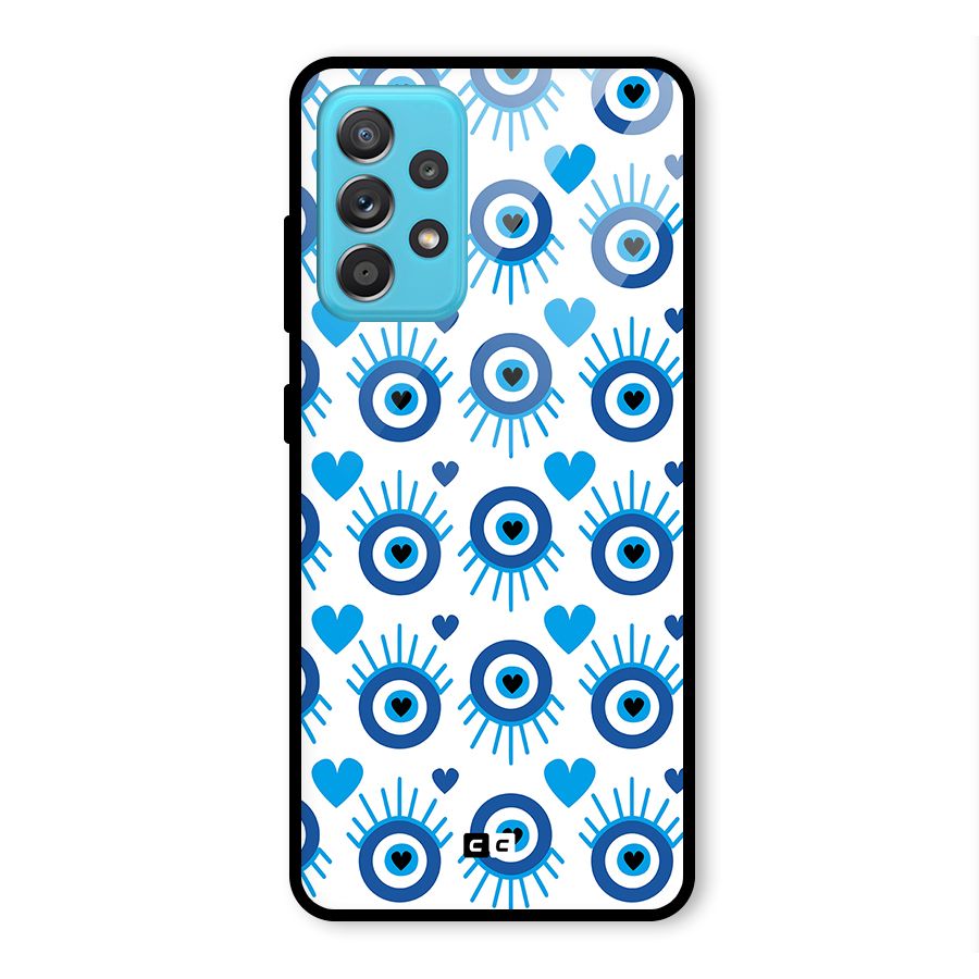 Hands Draw Eye Glass Back Case for Galaxy A52