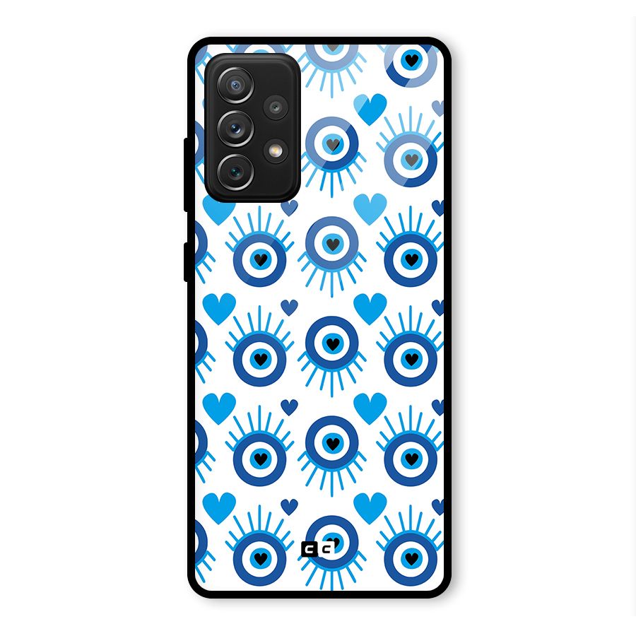 Hands Draw Eye Glass Back Case for Galaxy A72
