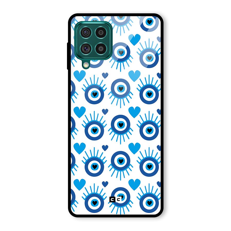 Hands Draw Eye Glass Back Case for Galaxy F62