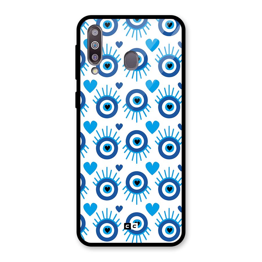 Hands Draw Eye Glass Back Case for Galaxy M30