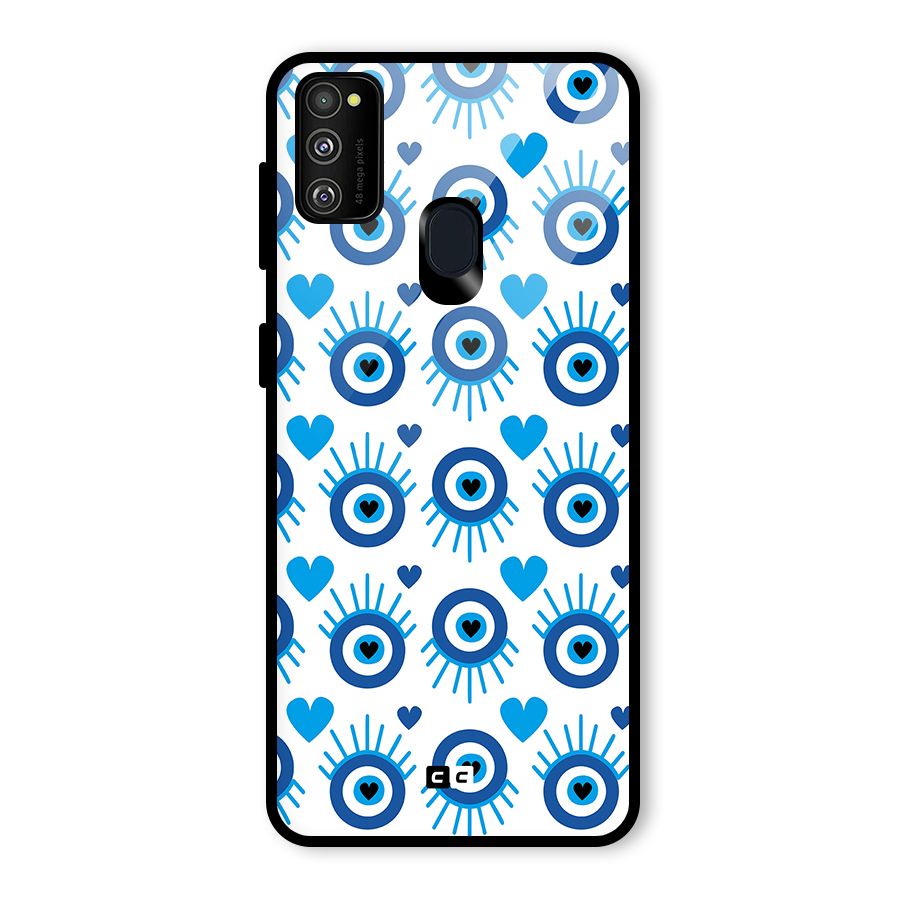 Hands Draw Eye Glass Back Case for Galaxy M30s