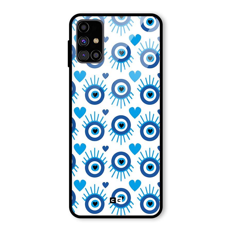 Hands Draw Eye Glass Back Case for Galaxy M31s