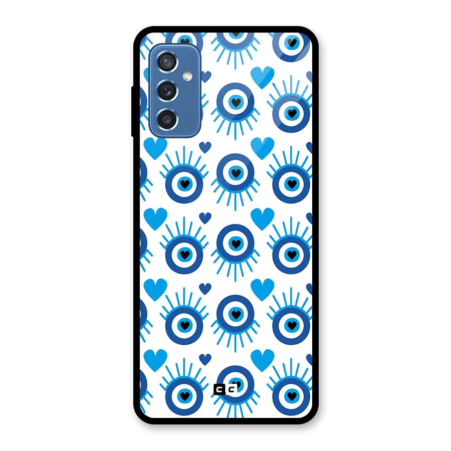 Hands Draw Eye Glass Back Case for Galaxy M52 5G
