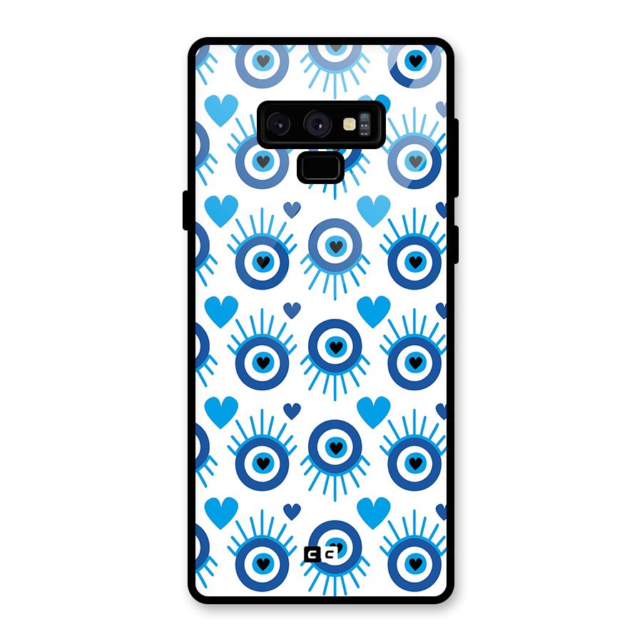 Hands Draw Eye Glass Back Case for Galaxy Note 9