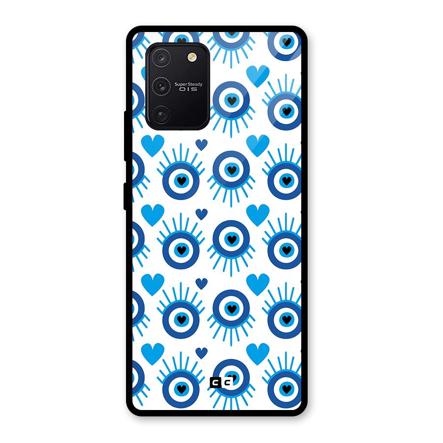Hands Draw Eye Glass Back Case for Galaxy S10 Lite