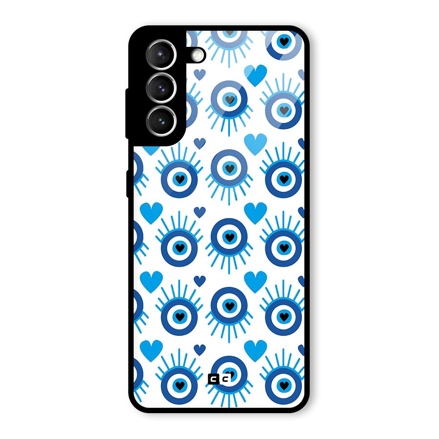 Hands Draw Eye Glass Back Case for Galaxy S21 5G