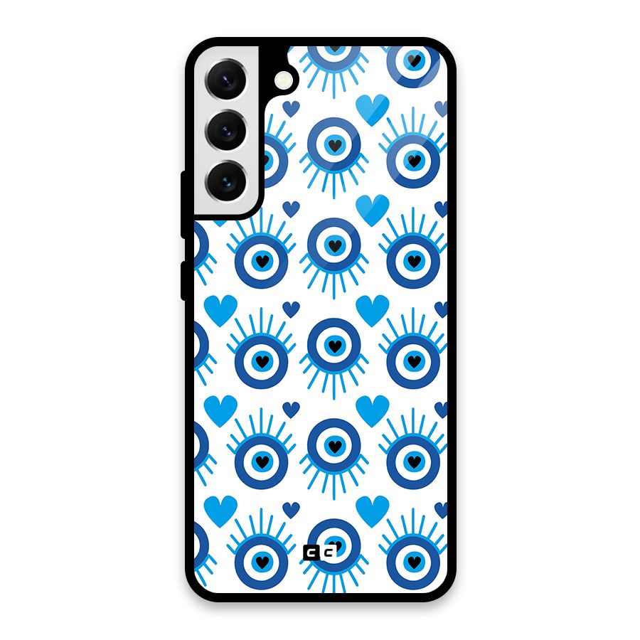 Hands Draw Eye Glass Back Case for Galaxy S22 Plus 5G
