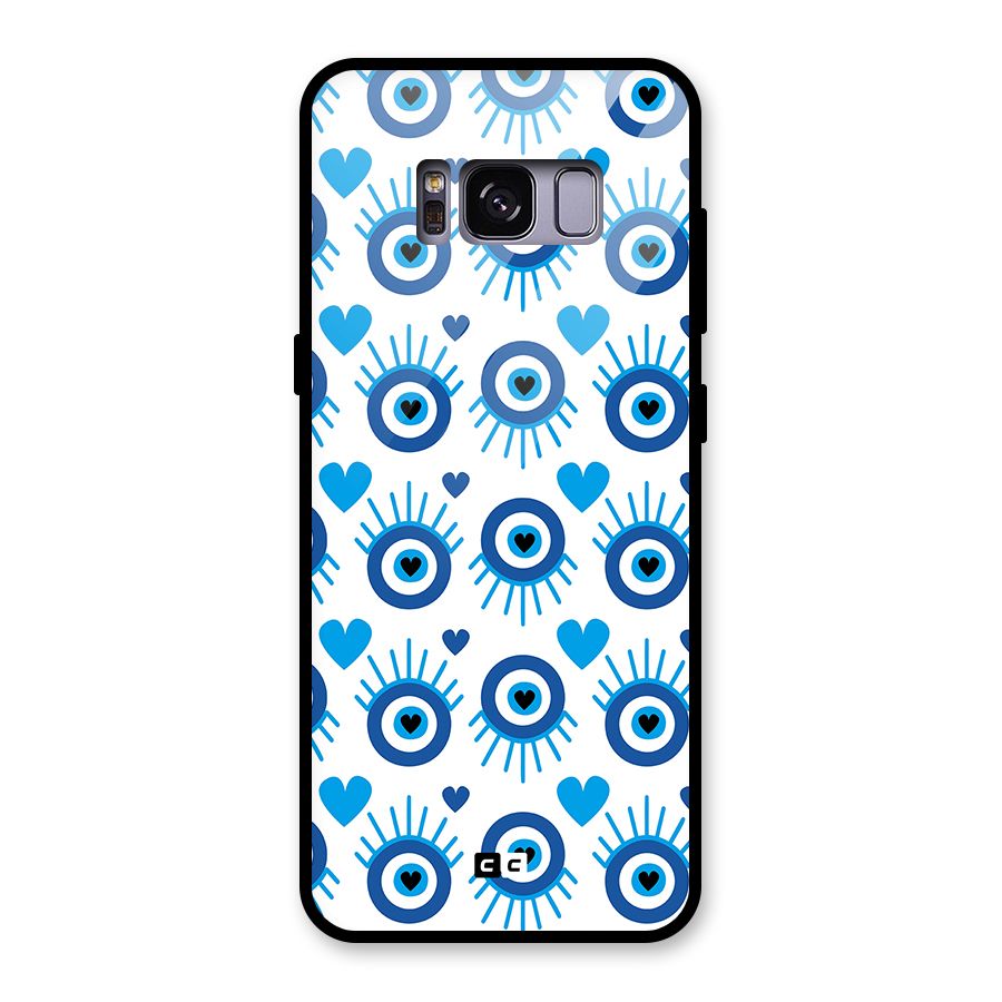 Hands Draw Eye Glass Back Case for Galaxy S8