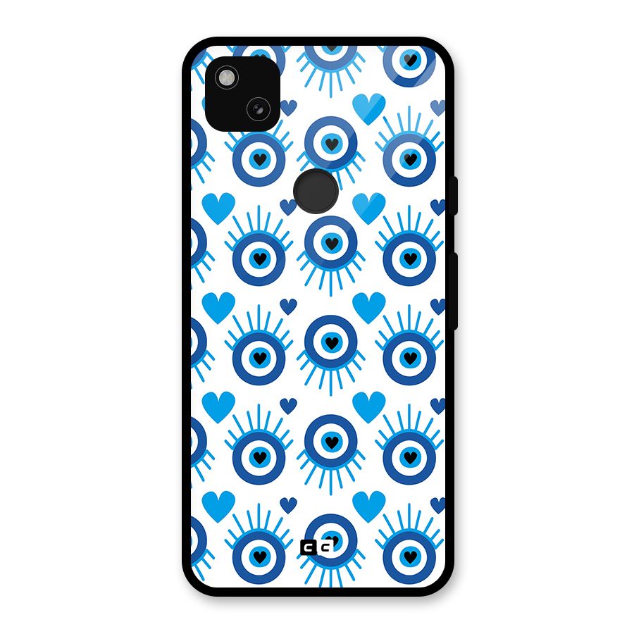 Hands Draw Eye Glass Back Case for Google Pixel 4a
