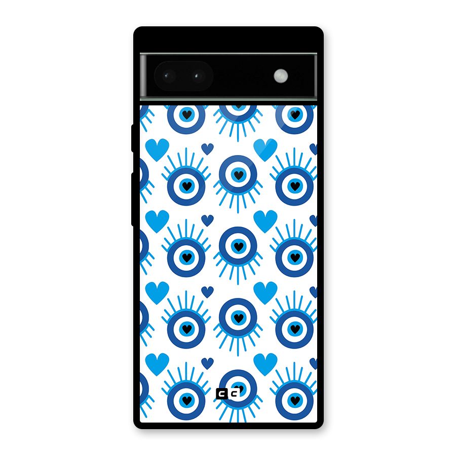 Hands Draw Eye Glass Back Case for Google Pixel 6a