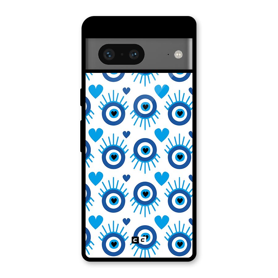 Hands Draw Eye Glass Back Case for Google Pixel 7