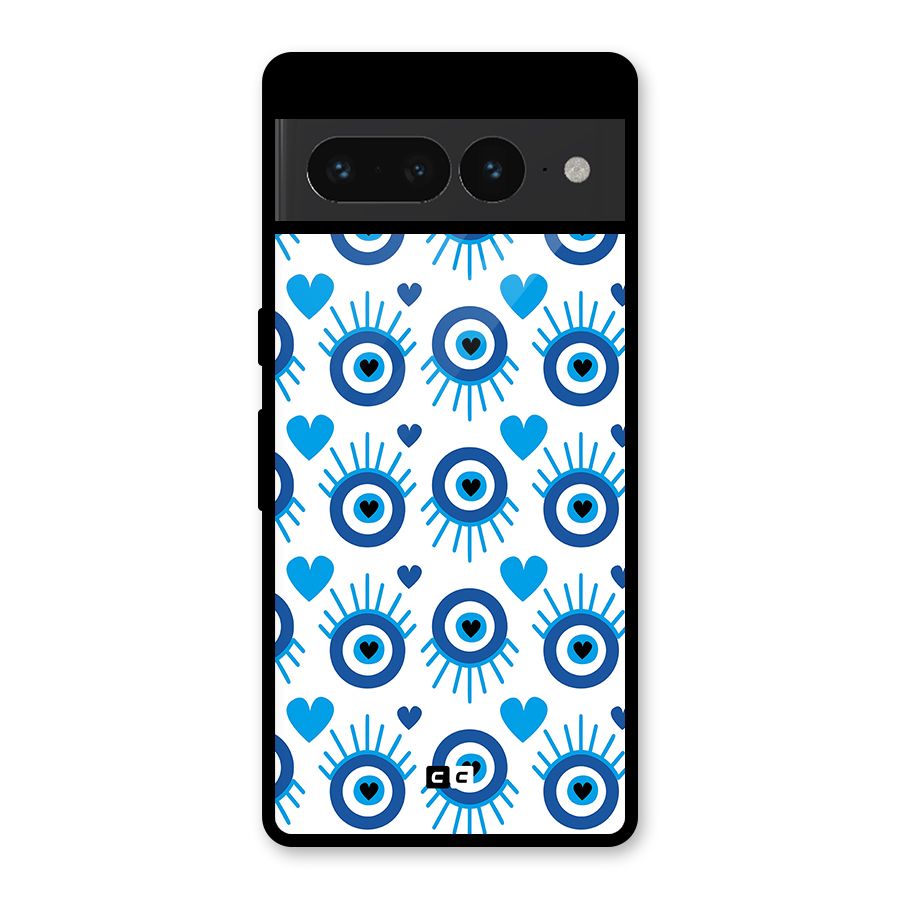 Hands Draw Eye Glass Back Case for Google Pixel 7 Pro