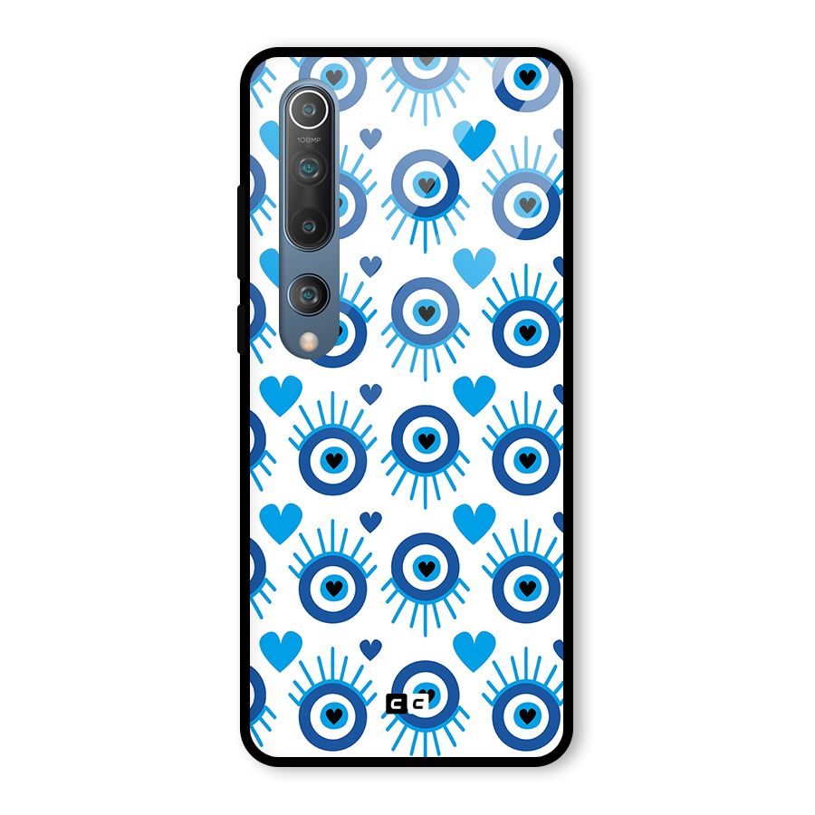 Hands Draw Eye Glass Back Case for Mi 10