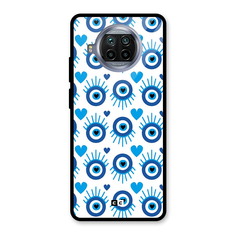 Hands Draw Eye Glass Back Case for Mi 10i
