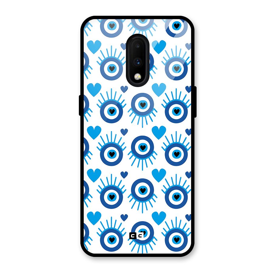 Hands Draw Eye Glass Back Case for OnePlus 7