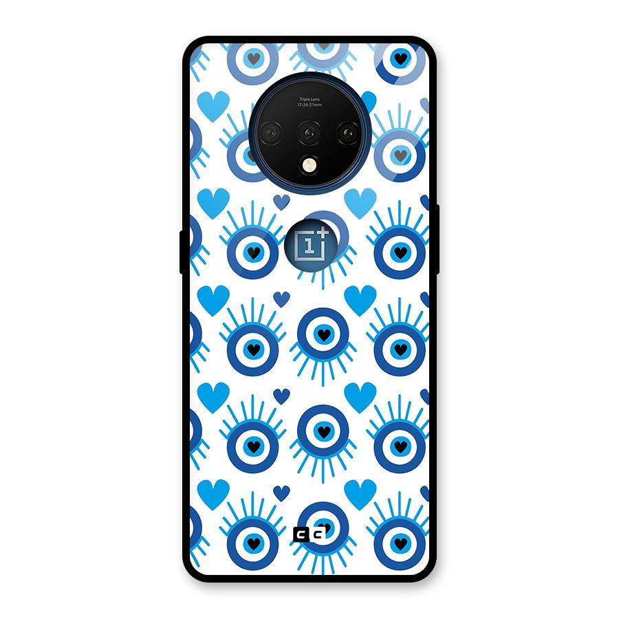 Hands Draw Eye Glass Back Case for OnePlus 7T