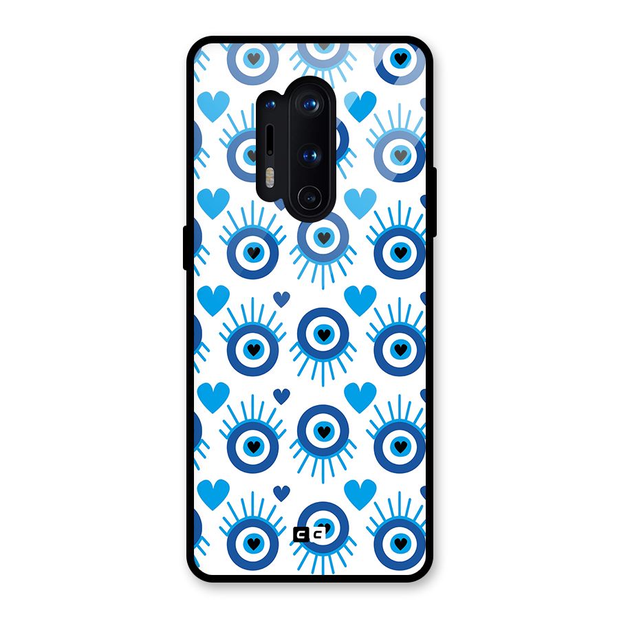 Hands Draw Eye Glass Back Case for OnePlus 8 Pro