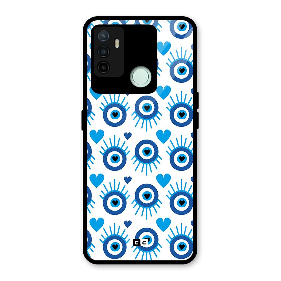 Hands Draw Eye Glass Back Case for Oppo A53
