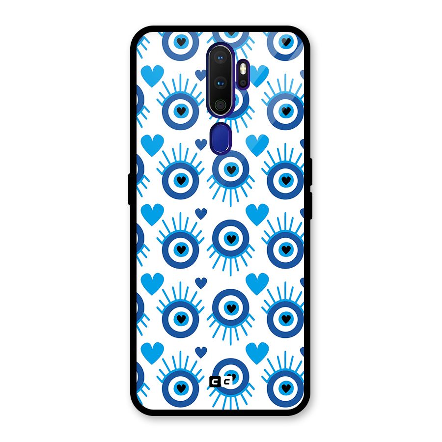 Hands Draw Eye Glass Back Case for Oppo A9 (2020)