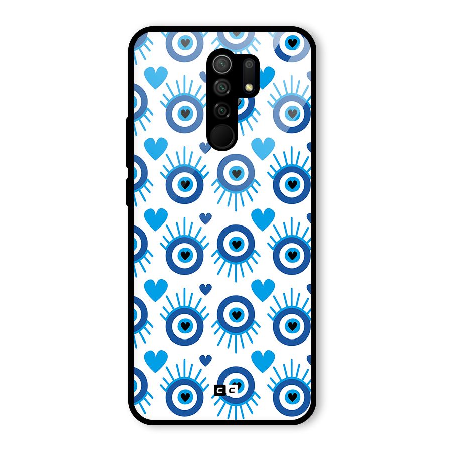 Hands Draw Eye Glass Back Case for Poco M2