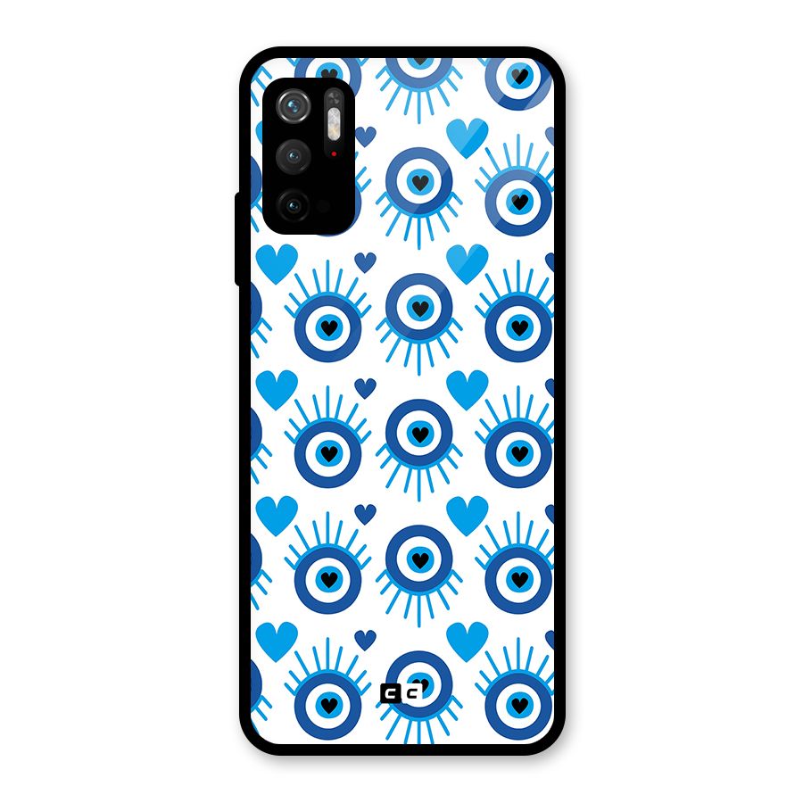 Hands Draw Eye Glass Back Case for Poco M3 Pro 5G