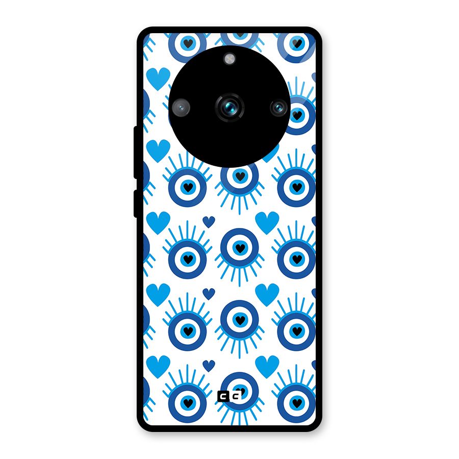 Hands Draw Eye Glass Back Case for Realme 11 Pro Plus