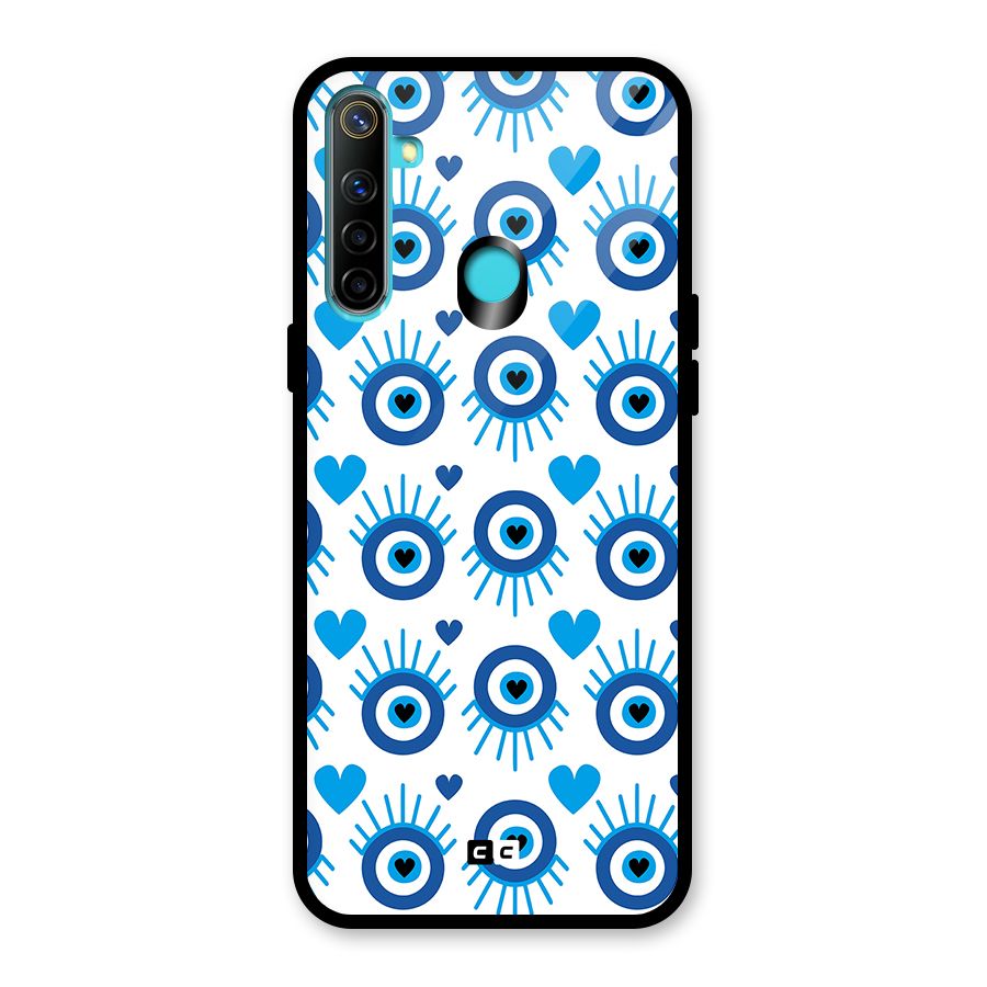 Hands Draw Eye Glass Back Case for Realme 5s