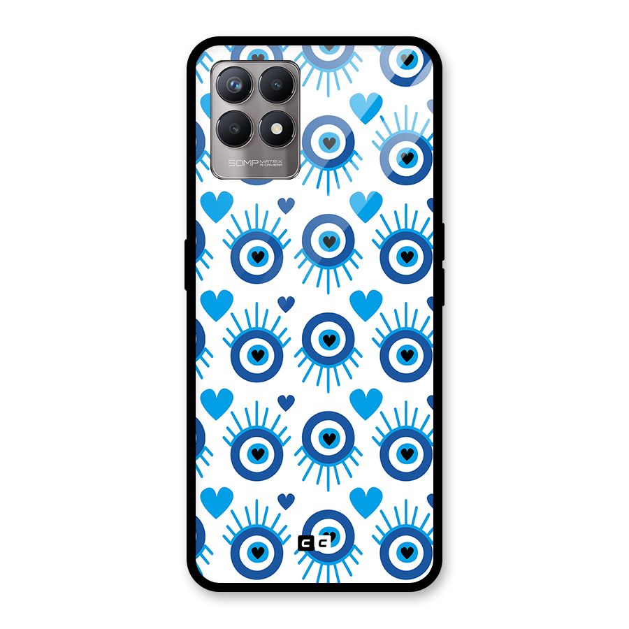 Hands Draw Eye Glass Back Case for Realme 8i