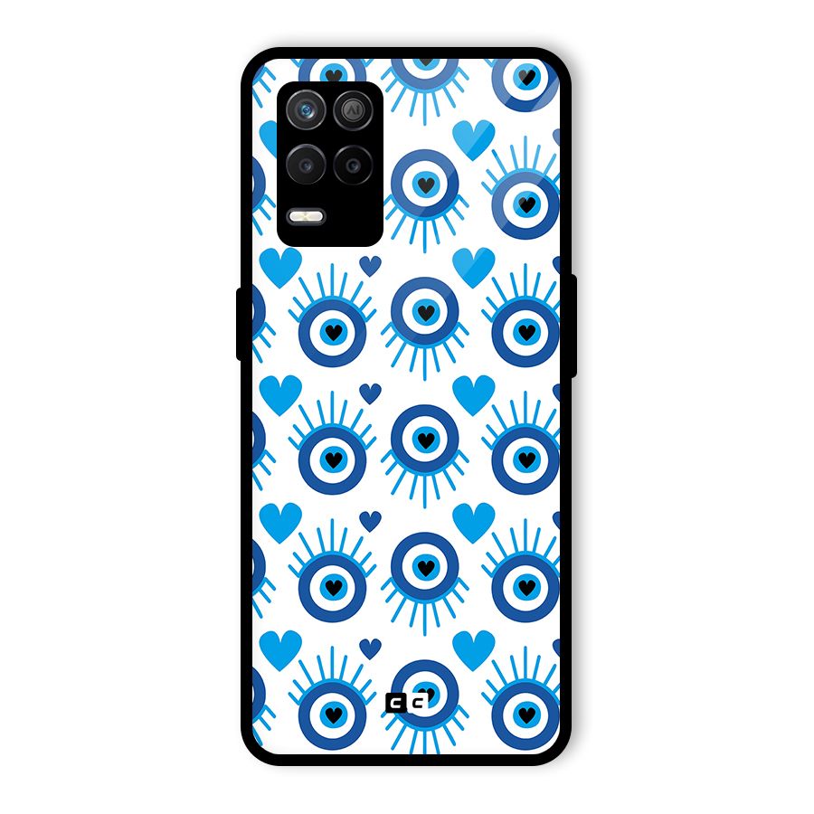 Hands Draw Eye Glass Back Case for Realme 8s 5G