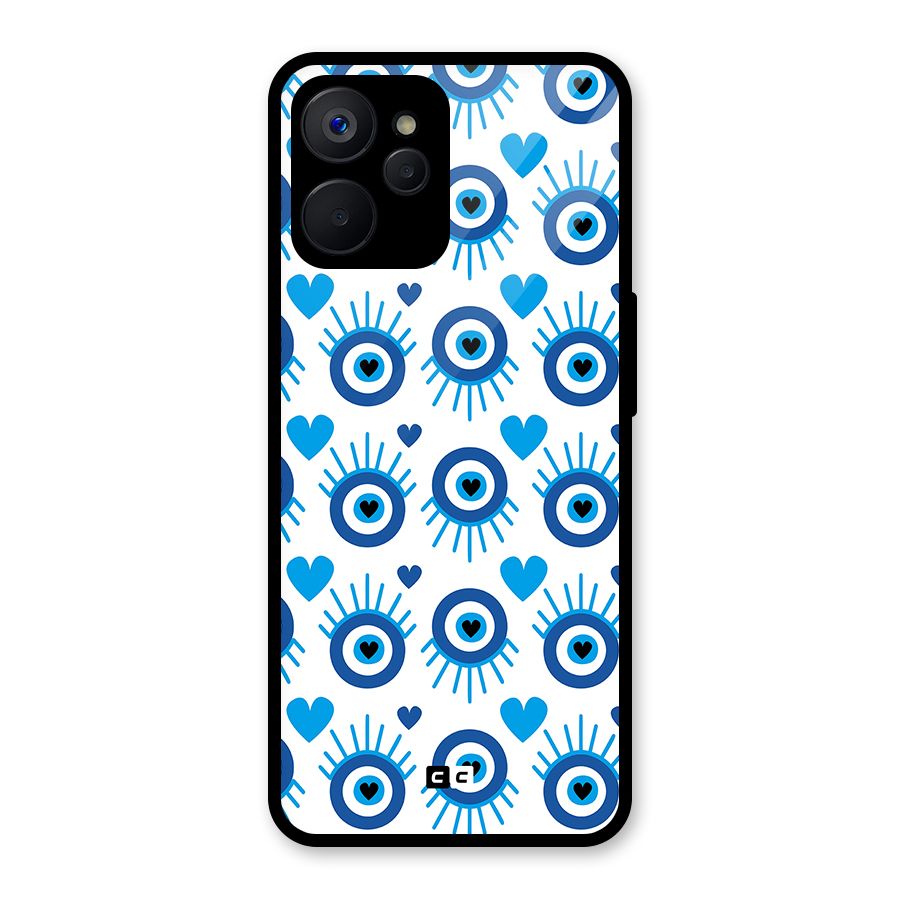 Hands Draw Eye Glass Back Case for Realme 9i 5G