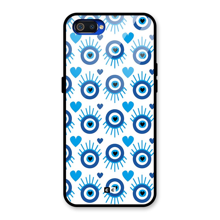 Hands Draw Eye Glass Back Case for Realme C2