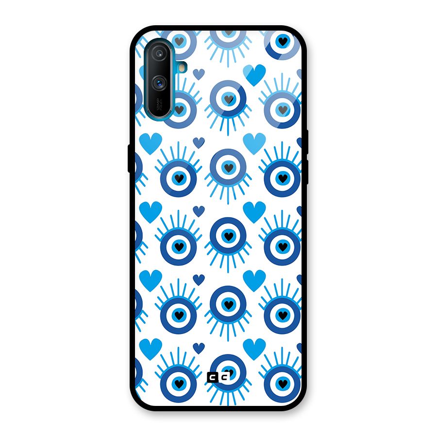 Hands Draw Eye Glass Back Case for Realme C3