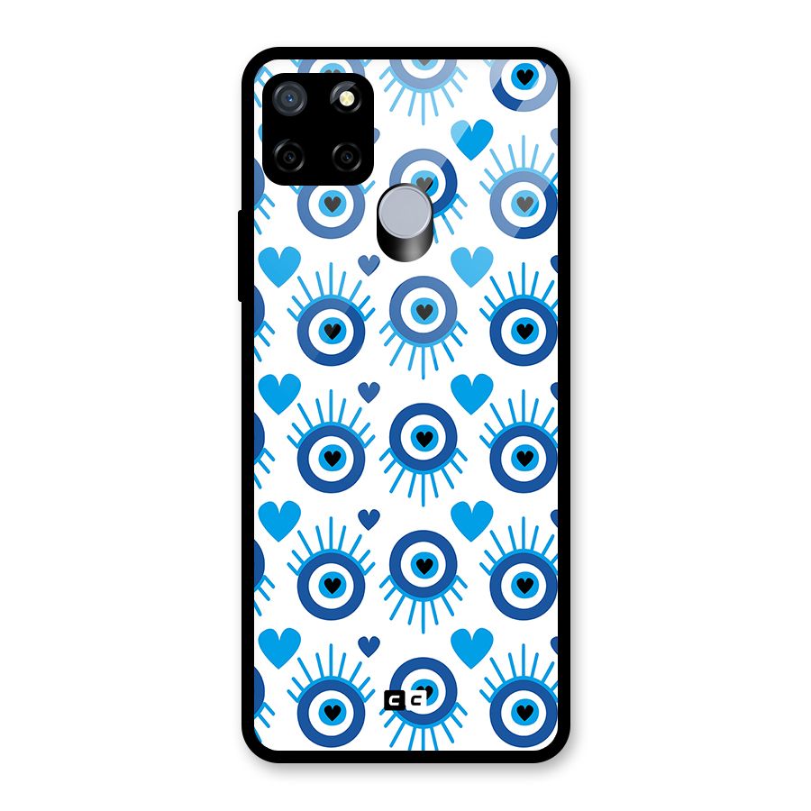 Hands Draw Eye Glass Back Case for Realme Narzo 30A